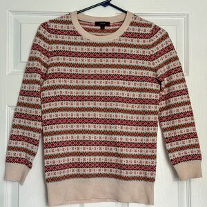 J.Crew Tippi sweater in fair aisle, XS